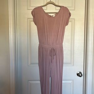 Pink local boutique jumpsuit sz S